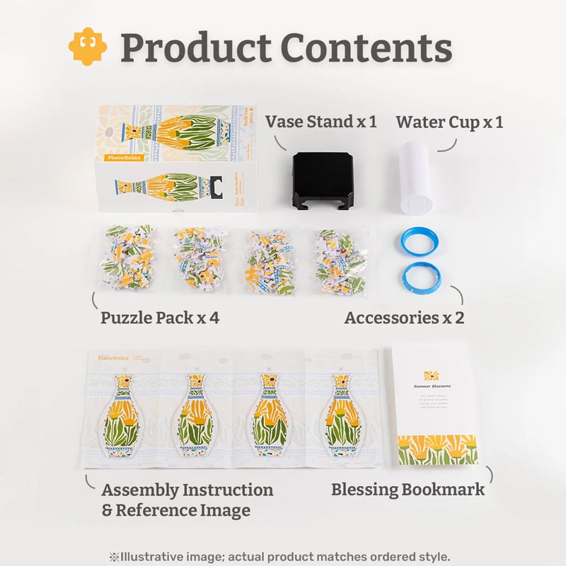 🔥Early Christmas sale 80% off 💐🧩✨3D Art Puzzle Vase