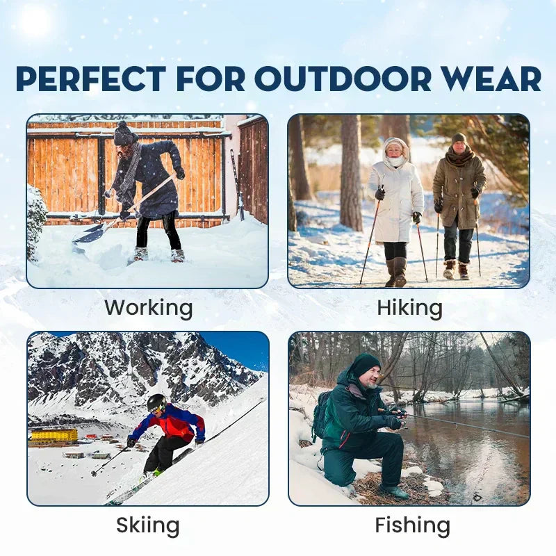 ❄️Unisex Fleece-Lined Waterproof Pants -❤️🔥Surviving the UK winter with ease!