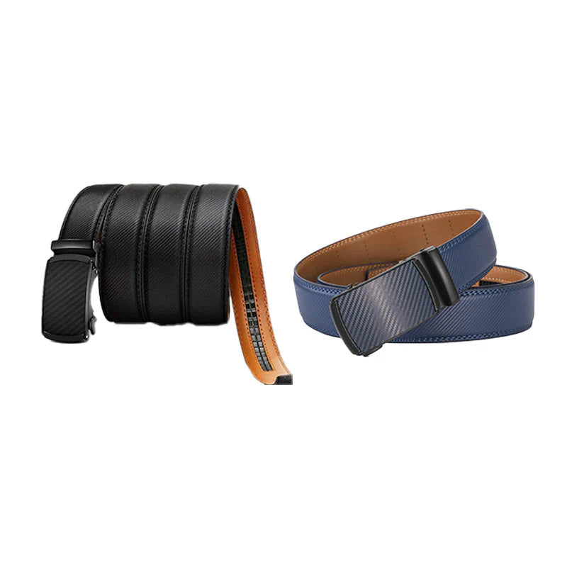 🚀24 hours shipping from UK🚀Leather Ratchet Belt With Adjustable Buckle