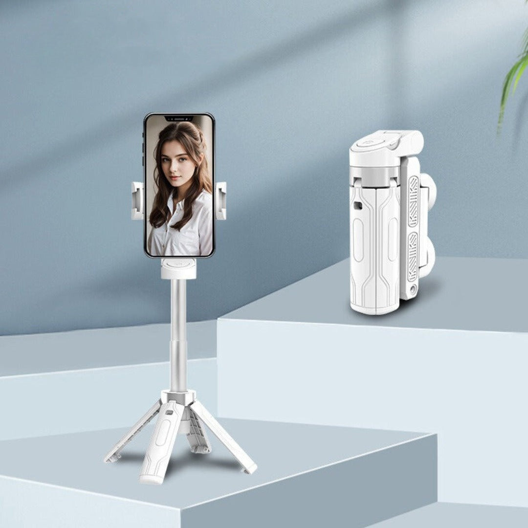 🔥2025 NEW SALES🔥Extendable Grip Phone Tripod with Detachable Remote Pocket Size