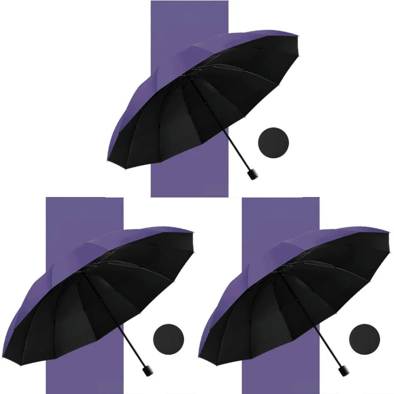 ⏳Time-limited 50%Discount⏰12-Rib Large Foldable Windproof Umbrella🌂