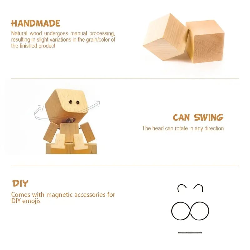 Charming Little Wooden Figure That Sways