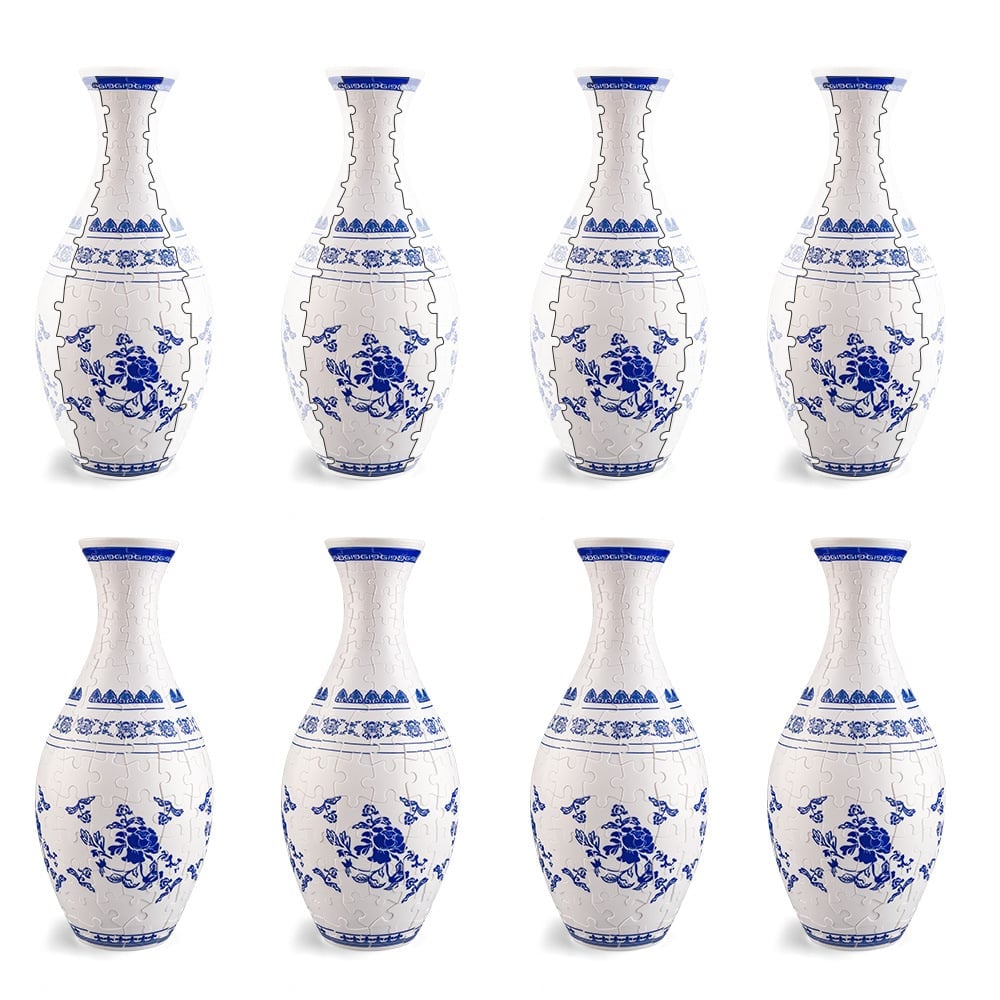 🔥Early Christmas sale 80% off 💐🧩✨3D Art Puzzle Vase