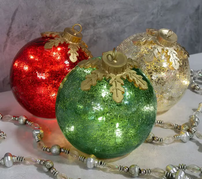 đ
Glass Tabletop Christmas Ornamentsă3ctăđđ