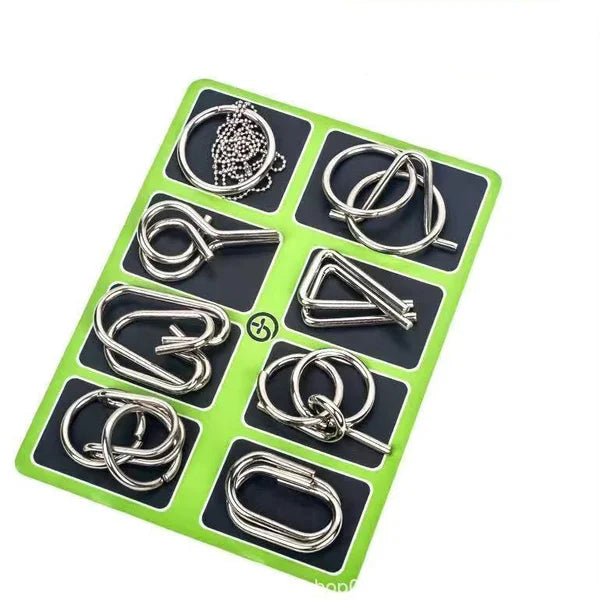 🔥Educational intellectual Toys IQ Toys,Metal Brain teaser Puzzles