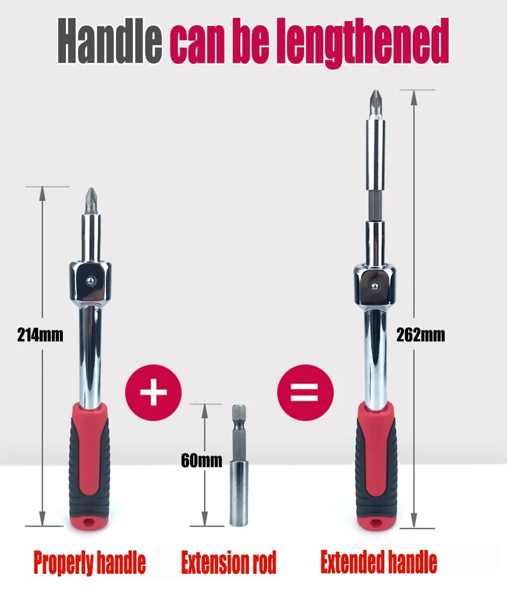 Removable Movable Head Ratchet Durable Power Saving Repair Tool Set(Free shipping worldwide)