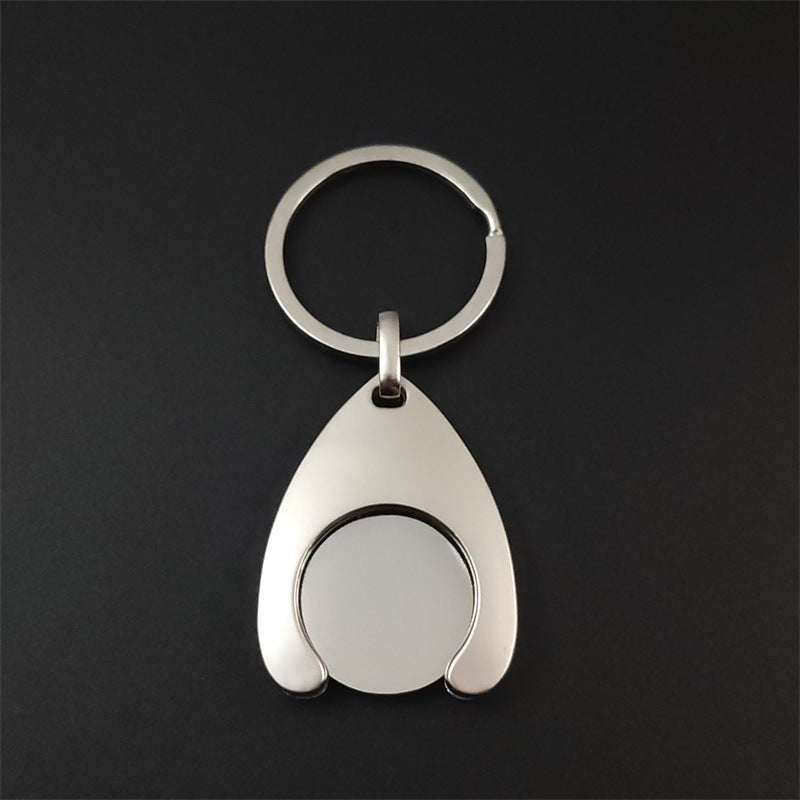 🪙Round Coins- Shopping Trolley Token Keychain