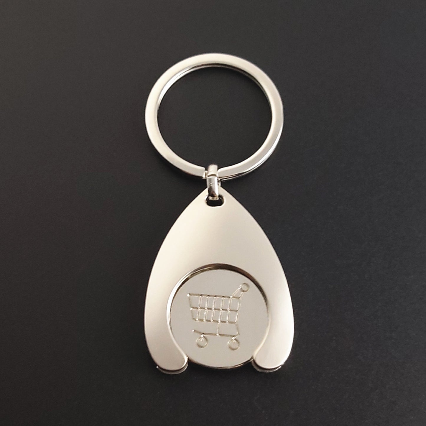 🪙Round Coins- Shopping Trolley Token Keychain