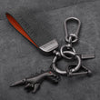 Aluminum Alloy Dinosaur Charm Paired with Suede Leather Bracelet