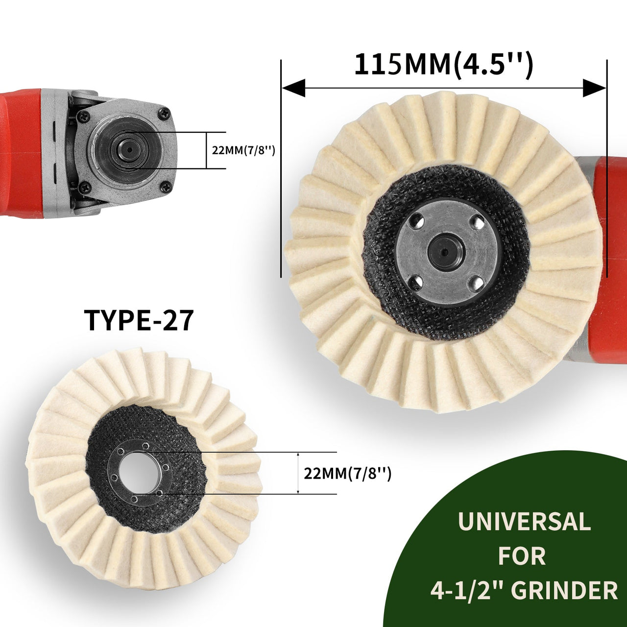 Hot Sale✨Wool felt flap disc polishing disc