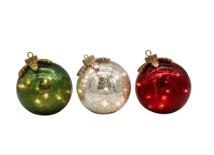 đ
Glass Tabletop Christmas Ornamentsă3ctăđđ