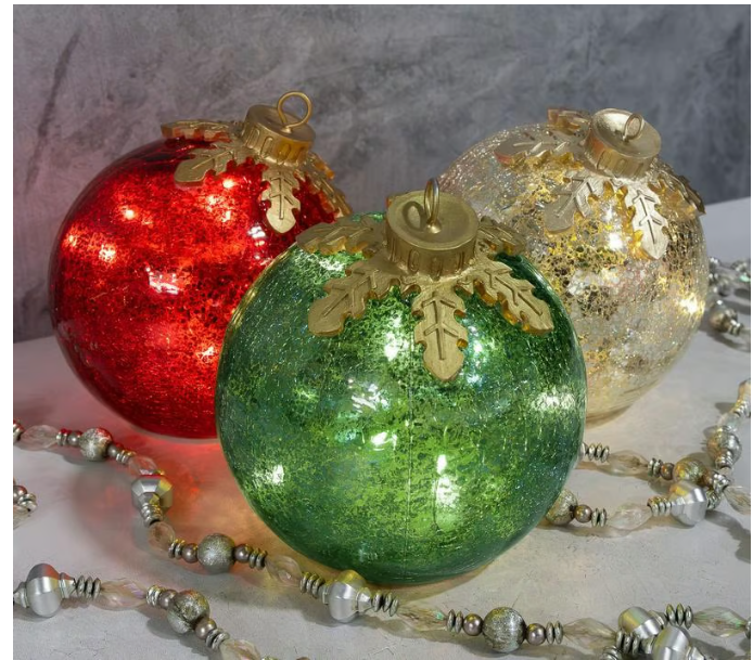 đ
Glass Tabletop Christmas Ornamentsă3ctăđđ