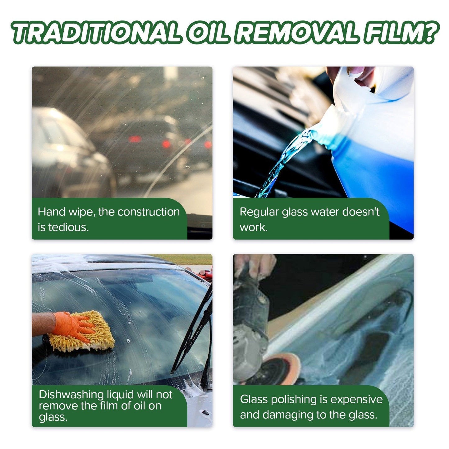 🫧Car Glass Oil Film Removal Wipes