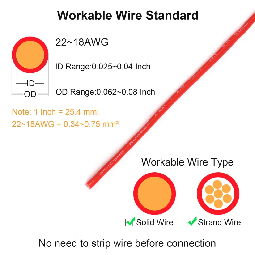 🔥🏆Double-wire Plug-in Connector With Locking Buckle🔒