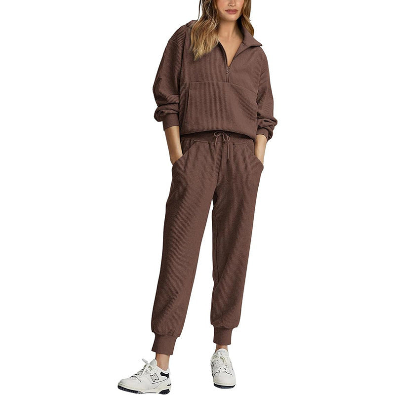 Long Sleeve Half Zip Sweatsuits Set📣FREE SHIPPING