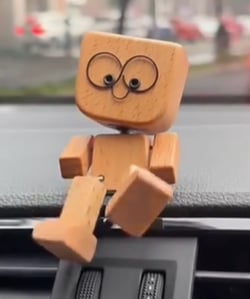 Charming Little Wooden Figure That Sways