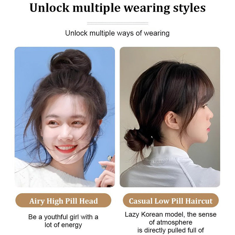 Best Gift for Her - Upgraded Voluminous & Realistic Maruko Hair Ring