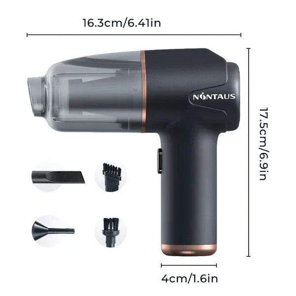 🏆Blow, Vacuum and Inflate all-in-one Cordless Vacuum Cleaner for Home and Car