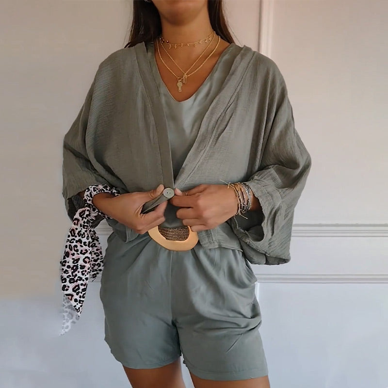 💥Plus Size Women's Batwing Sleeves Cardigan