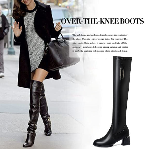🌸✨Warm leather boots for women