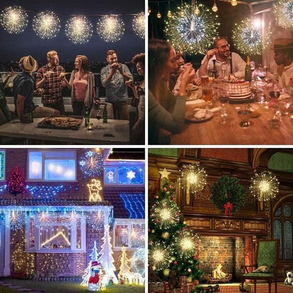 💖Christmas Pre-sale SAVE 49%🎄Hanging Starburst Fairy Lights for Christmas