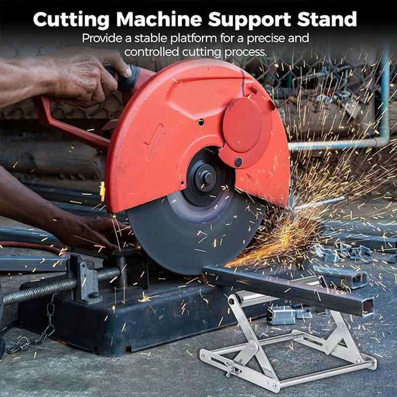 Foldable Adjustable Cutting Machine Support Frame