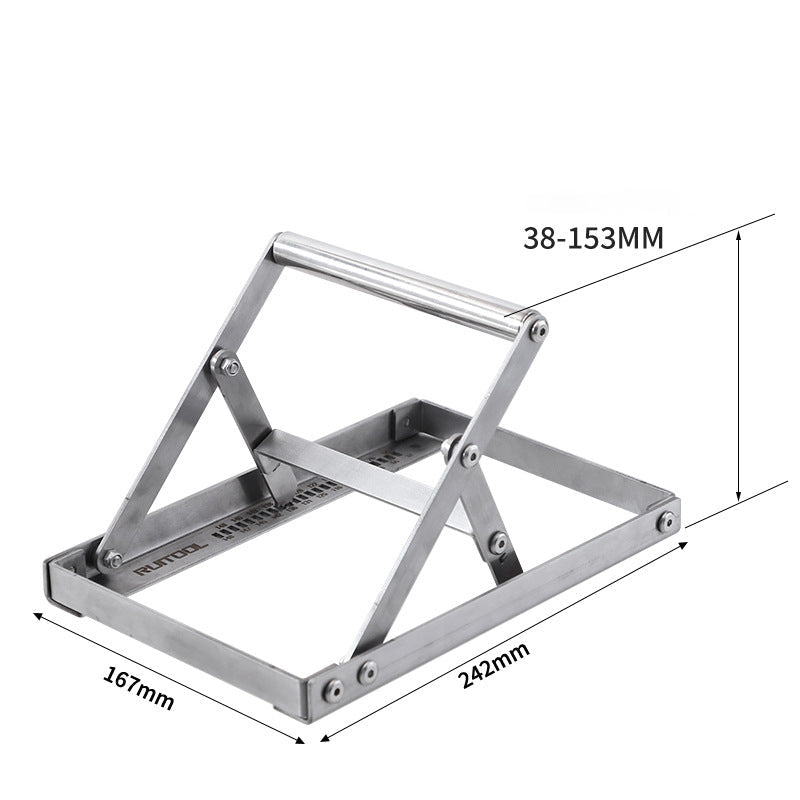 Foldable Adjustable Cutting Machine Support Frame