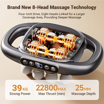 🔥2025 Hot Sale!16-Antrieb 8-Kopf-Massagepistolen-Set