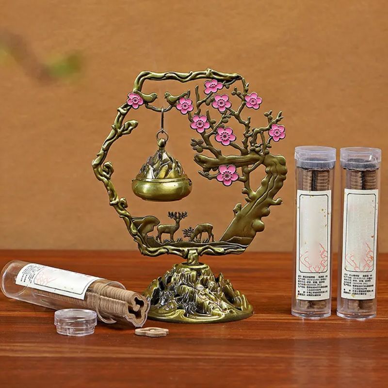 Vintage Plum Blossom Hanging Incense Burner