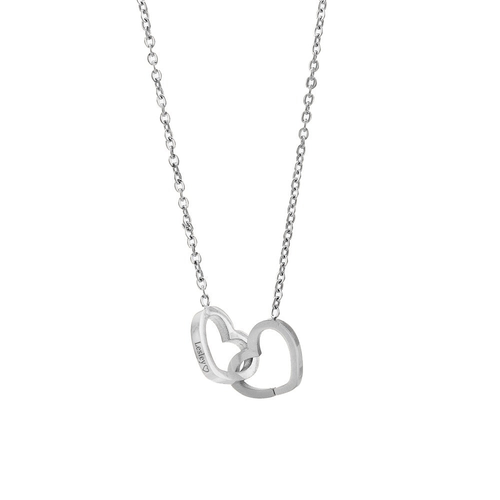 Eternal Rose Box - W/Engraved Necklace & Artificial Rose