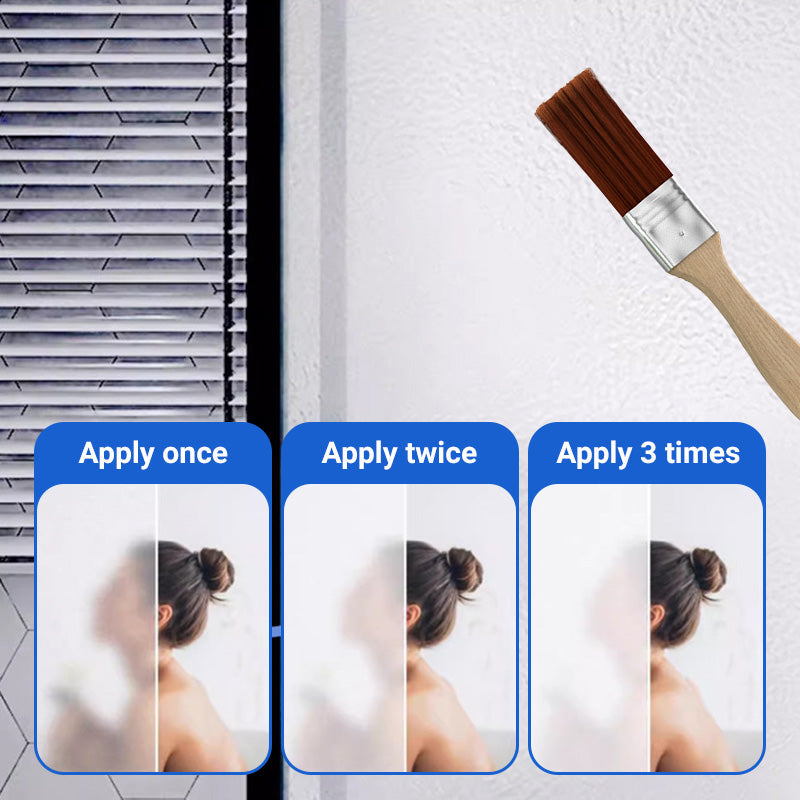 🎅Christmas Pre-sale🎁Waterproof Frosted Glass Paint for Door & Window with Brush
