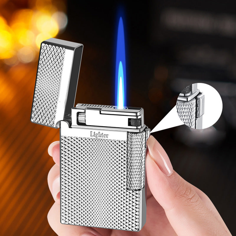 Fashionable, windproof lighter with double flame