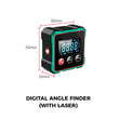 💥Hot Selling 50% OFF💥Magnetic Digital Angle Finder with Electronic Laser