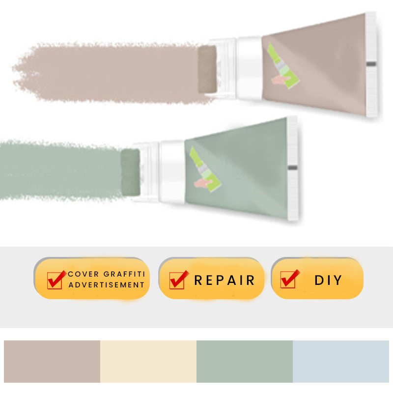 🔥Graffiti Cover Wall Renovation Color Change Small Rolling Brush Wall Latex Paint