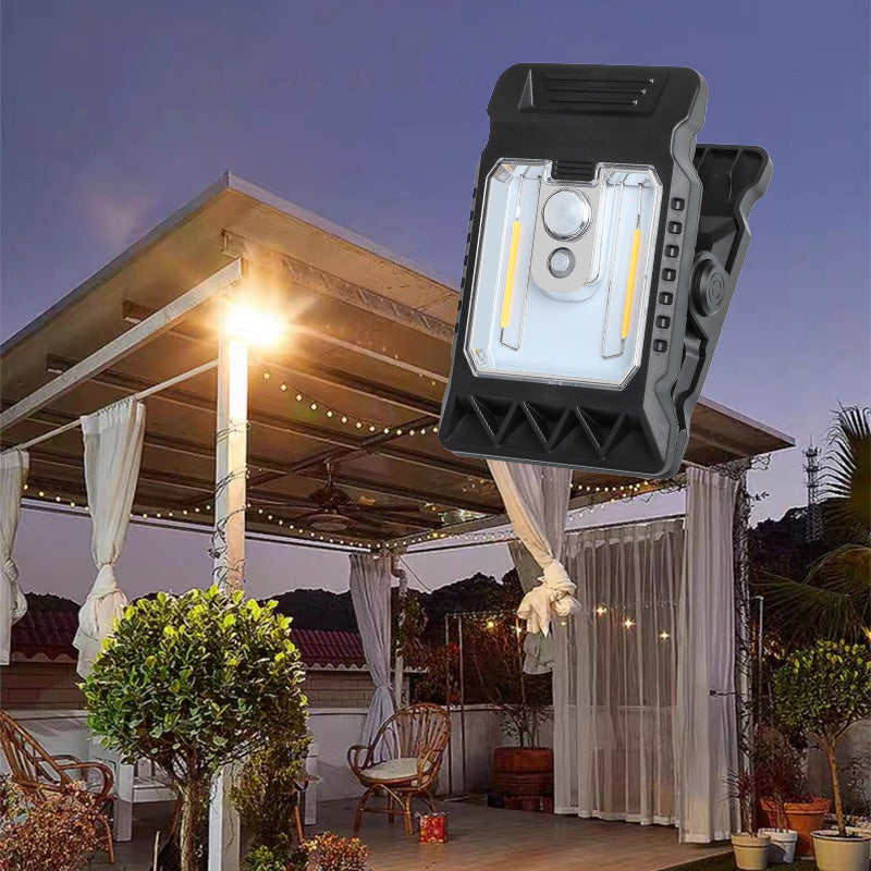 🌿 Solar clip light with motion sensor – Perfect for gardens, balconies, and patios! 🏡✨