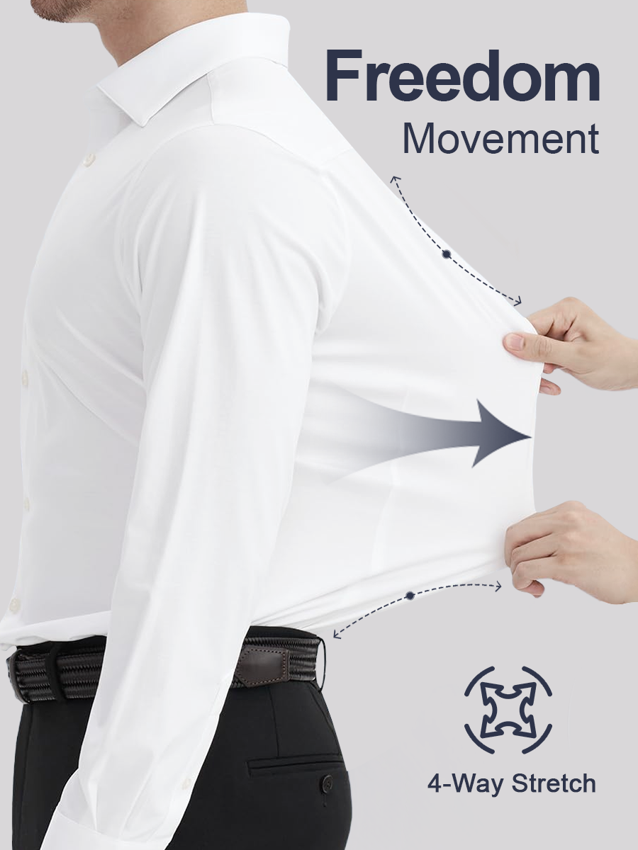 Fliwos Men's TriProof Stretch Iron-free Shirts