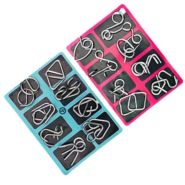 🔥Educational intellectual Toys IQ Toys,Metal Brain teaser Puzzles