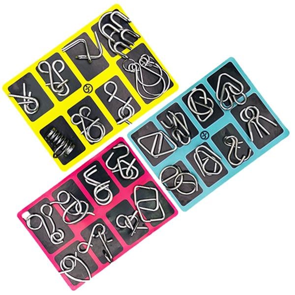 🔥Educational intellectual Toys IQ Toys,Metal Brain teaser Puzzles