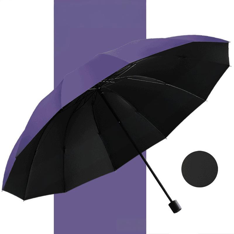 ⏳Time-limited 50%Discount⏰12-Rib Large Foldable Windproof Umbrella🌂