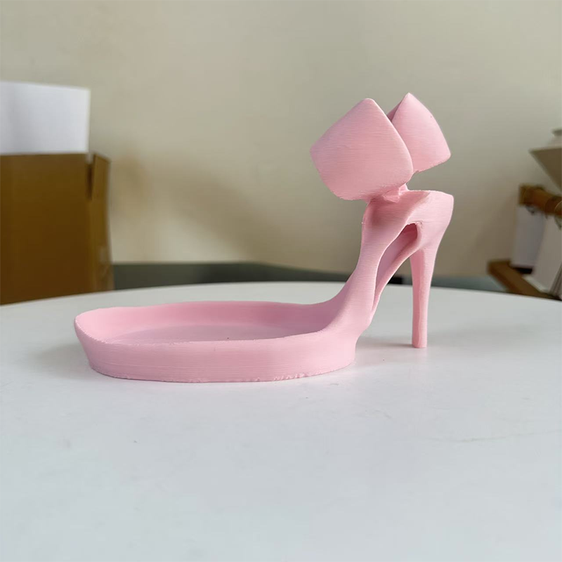Elegant High Heel Jewelry Holder with Bow