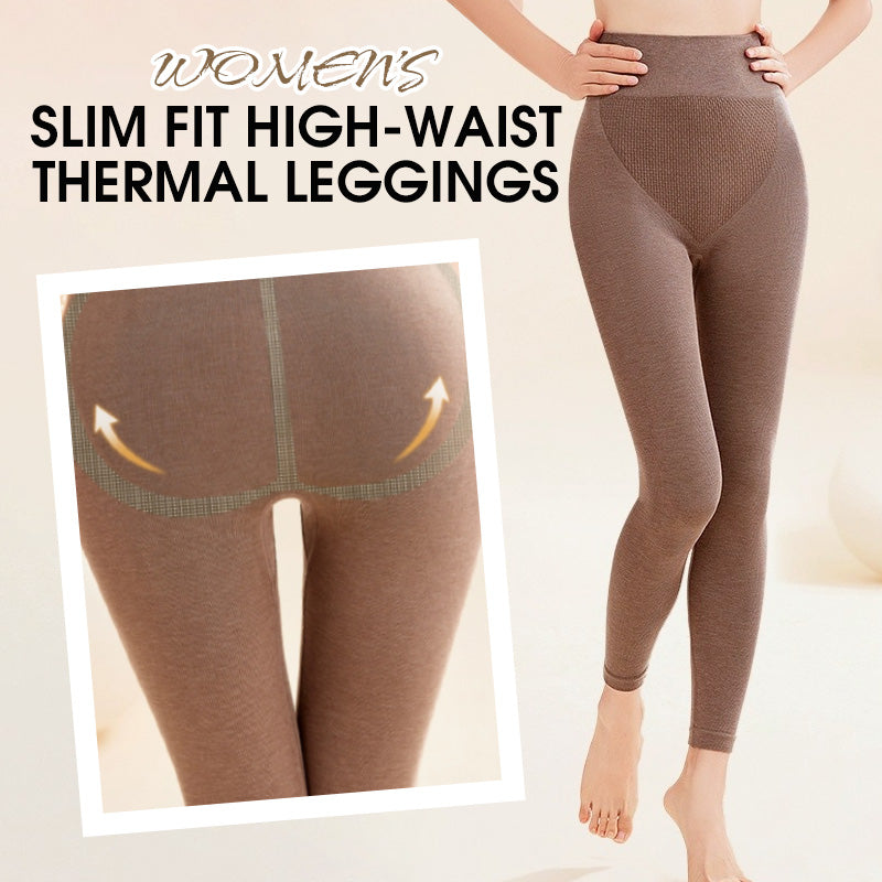 🔥Women‘s Slim Fit High-Waist Thermal Leggings -👏Elasticity, Snug Fit!