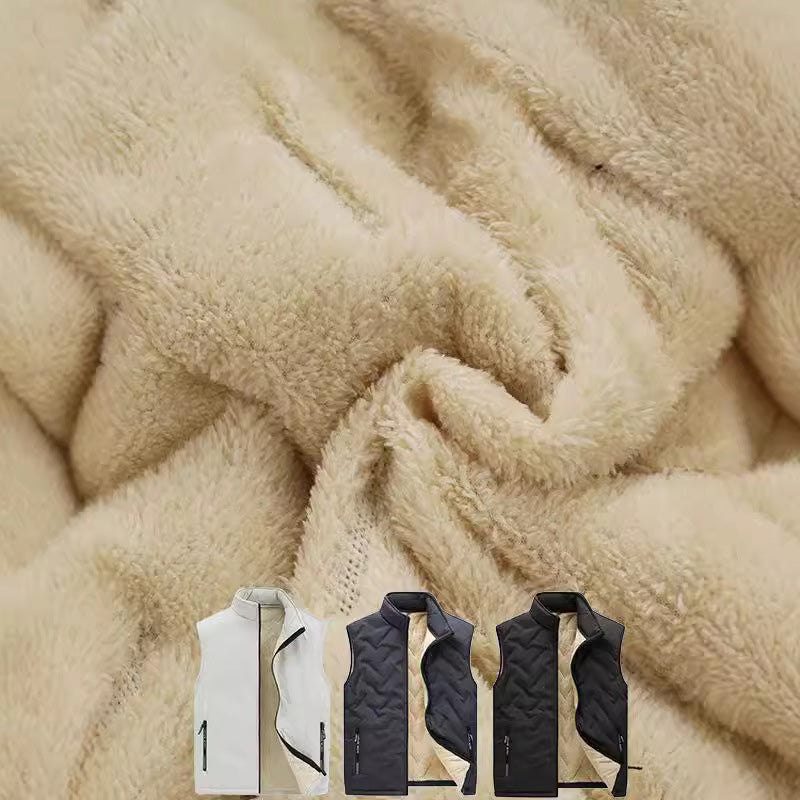 ✨️❄️Unisex Winter Warm Casual Sleeveless Quilted Vest With Fleece Lining