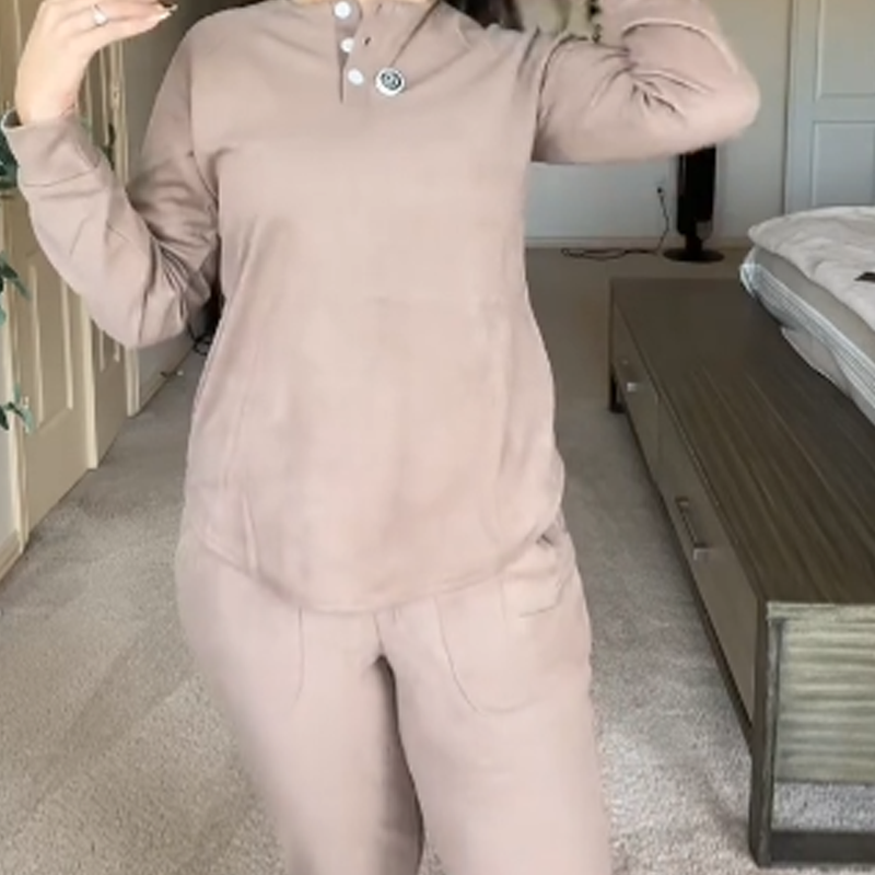 CozyContour Drawstring Lounge Set