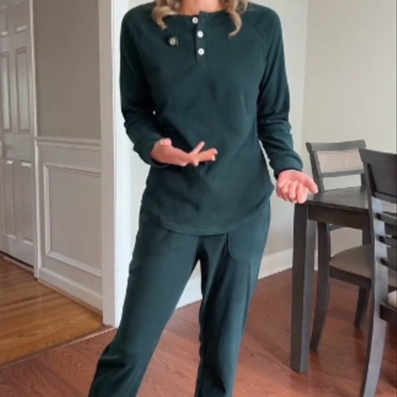 CozyContour Drawstring Lounge Set