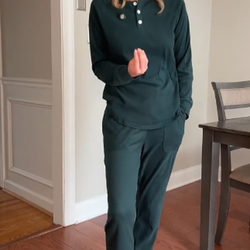 CozyContour Drawstring Lounge Set