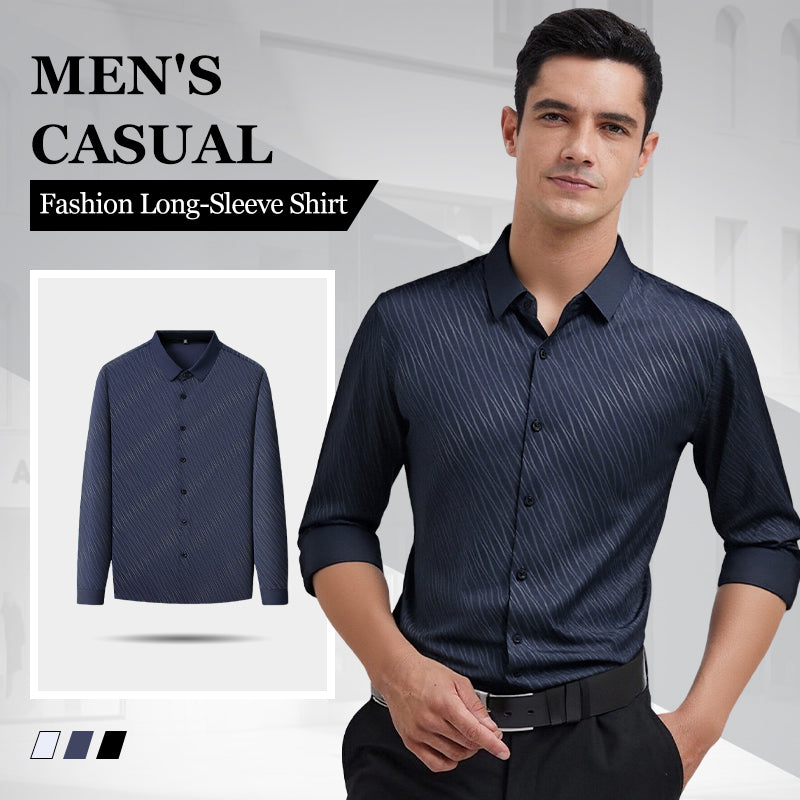 👔 Men's Casual Fashion Long-Sleeve Shirt