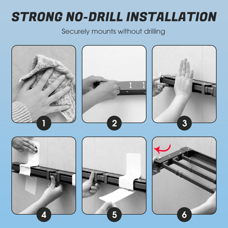 Foldable Wall Mounted Drying Rack
