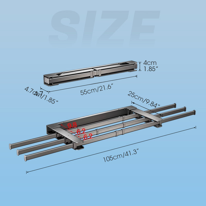 Foldable Wall Mounted Drying Rack