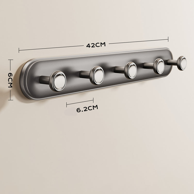 🔥Suction Cup Wall Mount -👍with 5 Hooks!