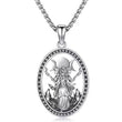 ✨ Moonlight Muse Necklace – 🌙 Vintage Oval Pendant for the Modern Goddess 💫